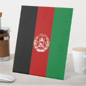 Signe De Table Drapeau de l'Afghanistan (In SItu)