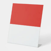Signe De Table Drapeau de l'Indonésie (Recto)