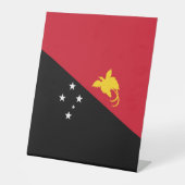 Signe De Table Drapeau de Papouasie-Nouvelle-Guinée (Recto)