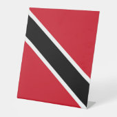 Signe De Table Drapeau de Trinité-et-Tobago (Recto)