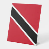 Signe De Table Drapeau de Trinité-et-Tobago (Recto)