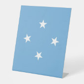 Signe De Table Drapeau des États fédérés de Micronésie (Recto)