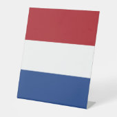 Signe De Table Drapeau des Pays-Bas (Recto)