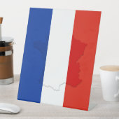 Signe De Table drapeau français (In SItu)