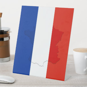 Signe De Table drapeau français