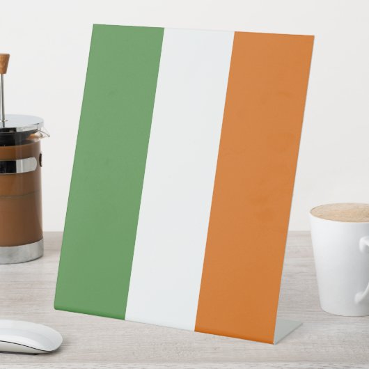Signe De Table Drapeau irlandais (In SItu)