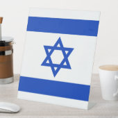 Signe De Table Drapeau Israël (In SItu)