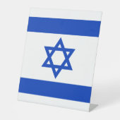 Signe De Table Drapeau Israël (Recto)