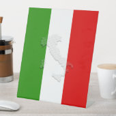 Signe De Table Drapeau italien (In SItu)