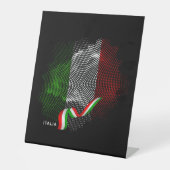 Signe De Table Drapeau italien (Recto)