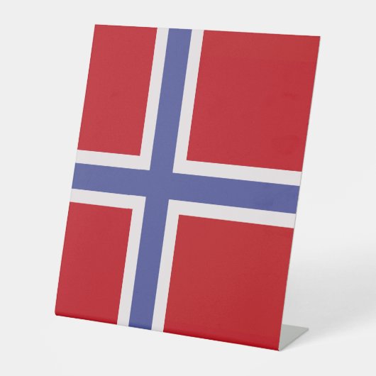 Signe De Table Drapeau norvégien (Recto)