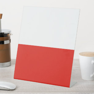 Signe De Table Drapeau polonais