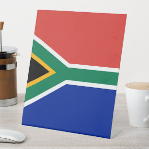 Signe De Table drapeau sud-africain