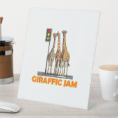Signe De Table Drôle Jam de la Giraffe de Pun (In SItu)