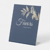 Signe De Table Dusty Blue Autumn Boho Wedding Faveurs (Recto)