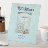 Signe De Table Easter Brunch Pedestal Sign (In SItu)