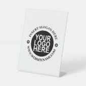 Signe De Table Easy Logo Remplacement & Modern Professional (Recto)
