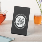 Signe De Table Easy Logo Remplacement & Moderne Pedest Profession (In SItu)