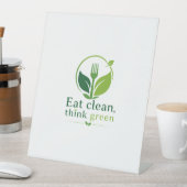 Signe De Table Eat clean, think green (In SItu)