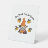 Signe De Table Eat Drink And Be Scary Basic Casual (Recto)