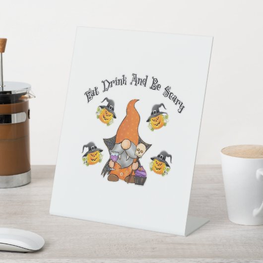 Signe De Table Eat Drink And Be Scary Basic Casual (In SItu)