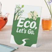 Signe De Table Eco, allons-y (In SItu)