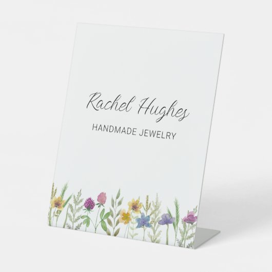 Signe De Table Écran fleuri du joaillier (Recto)