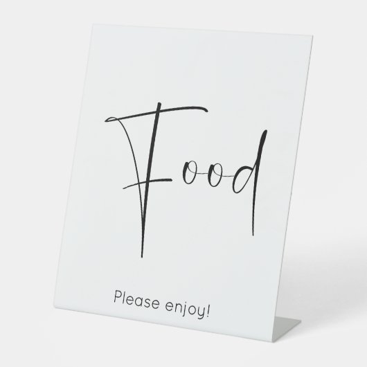 Signe De Table Écran moderne (Recto)