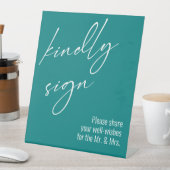 Signe De Table Écriture manuscrite contemporaine "Signal gentil" (In SItu)