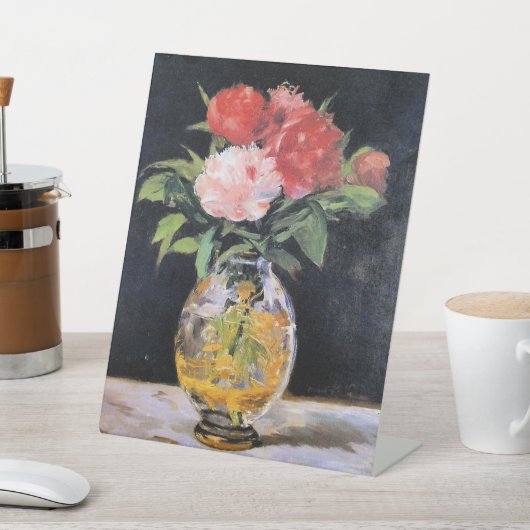 Signe De Table Edouard Manet - Bouquet de fleurs, (In SItu)