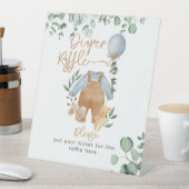 Signe De Table Eeucalyptus vert attendre Baby shower Devoir (In SItu)