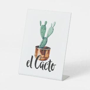Signe De Table El Cactus