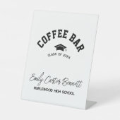 Signe De Table Elegant Black and White Graduation Coffee Bar (Recto)