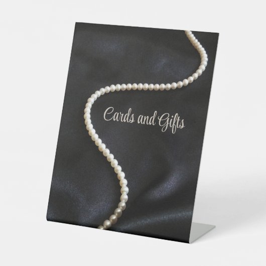 Signe De Table Elegant Black Thank You Card (Recto)