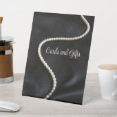 Signe De Table Elegant Black Thank You Card (In SItu)