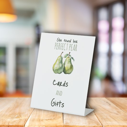 Signe De Table Elégant Brunch Parfait Fête des mariées de poire D