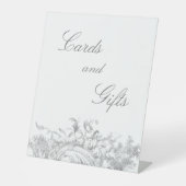 Signe De Table Élégant classique Rococo Floral (Recto)