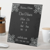 Signe De Table Élégant, élégant et Vintage (In SItu)