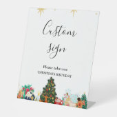 Signe De Table Élégant et chic tableau de signalisation personnal (Recto)