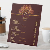 Signe De Table Elégant et Classy Nail Tech Tarifs (In SItu)