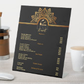 Signe De Table Elégant et Classy Nail Tech Tarifs (In SItu)