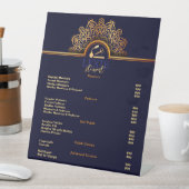 Signe De Table Elégant et Classy Nail Tech Tarifs (In SItu)