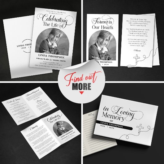 Signe De Table Elegant Funeral Share A Memory Memorial Service