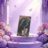 Signe De Table Elegant Gold Greenery Botanical Wedding Table Numb