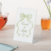 Signe De Table Elegant Green Bow Cards & Gifts (In SItu)