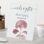 Signe De Table Elégant Hydrangea Cartes de Mariage & Cadeaux (In SItu)