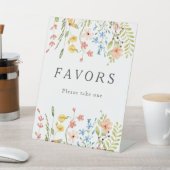 Signe De Table Élégant Jardin Fleur sauvage Faveurs de mariage Si (In SItu)