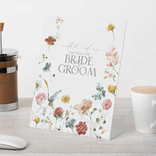 Signe De Table Elégant Jardin Fleurs Aquarelle Idées Date (In SItu)