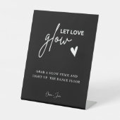 Signe De Table Élégant Laisser Aimer Llow Mariage Stick Llow (Recto)