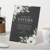 Signe De Table Élégant Mariage botanique floral en remplacement d (In SItu)